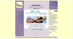 Desktop Screenshot of dallaswellnessmassage.com